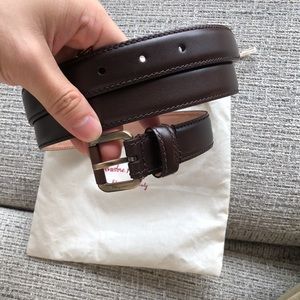 Salvatore ferragamo men’s leather belt